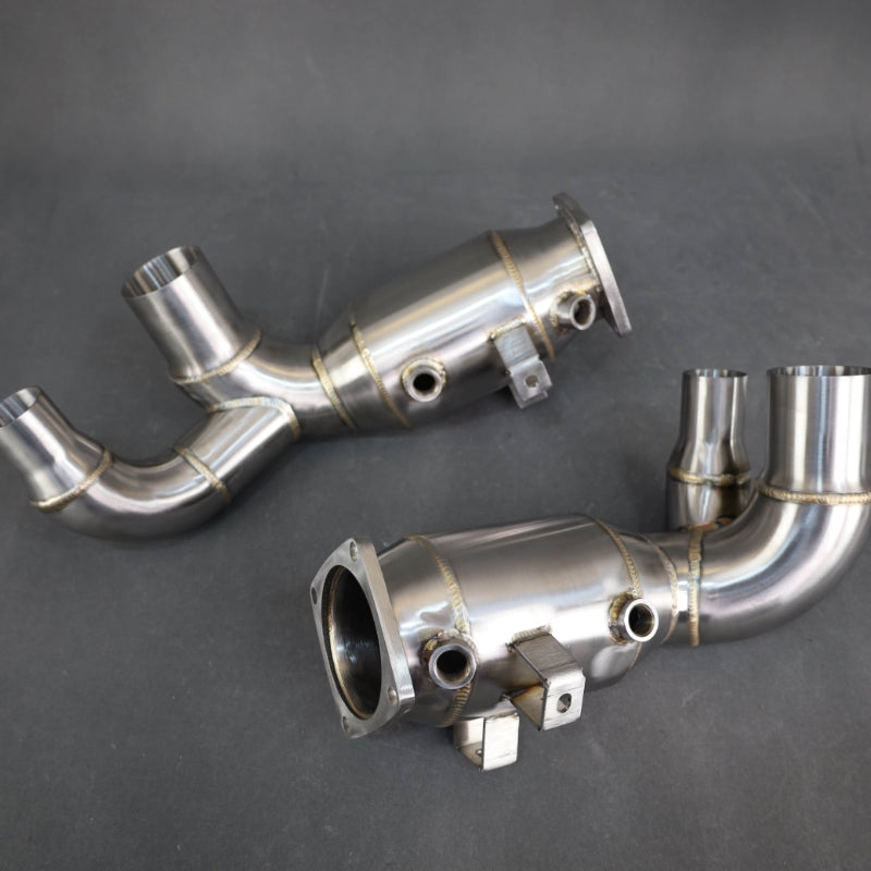 304 Stainless Steel Exhaust System Downpipe For Porsche 991.2 3.0T 2017-2020